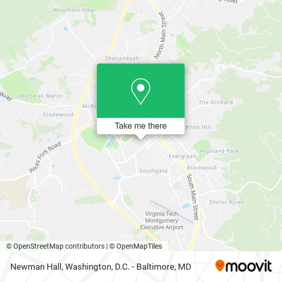 Mapa de Newman Hall