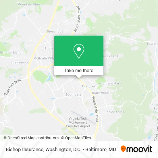 Bishop Insurance map