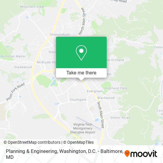 Mapa de Planning & Engineering