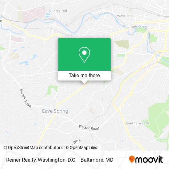 Reiner Realty map