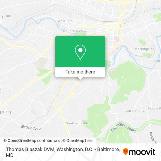 Mapa de Thomas Blaszak DVM