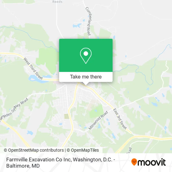 Mapa de Farmville Excavation Co Inc