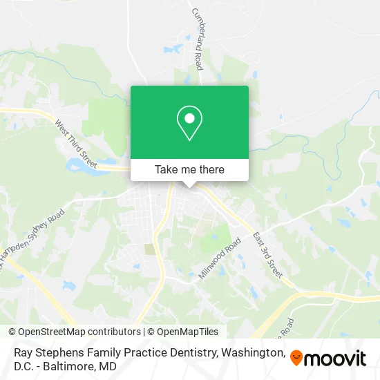 Ray Stephens Family Practice Dentistry map
