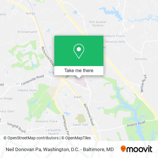 Mapa de Neil Donovan Pa