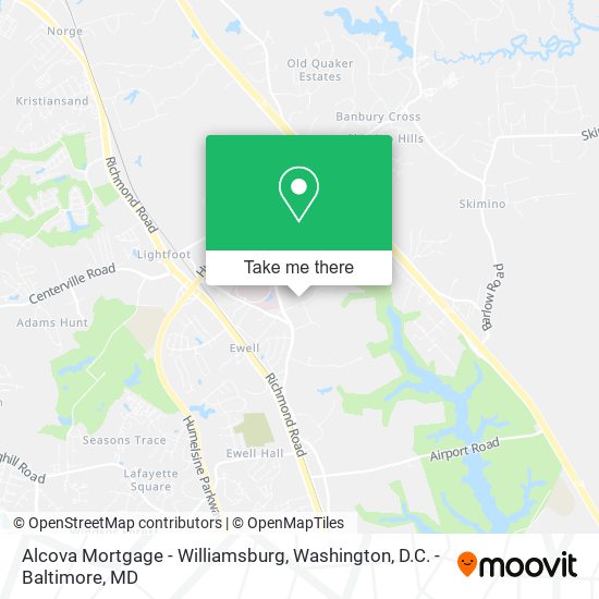 Mapa de Alcova Mortgage - Williamsburg