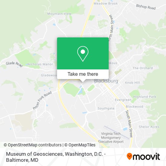 Mapa de Museum of Geosciences