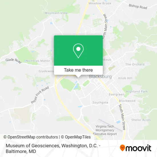 Museum of Geosciences map