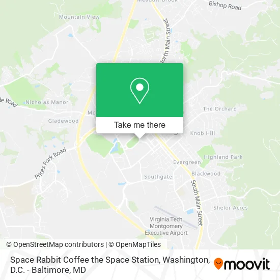 Space Rabbit Coffee the Space Station map