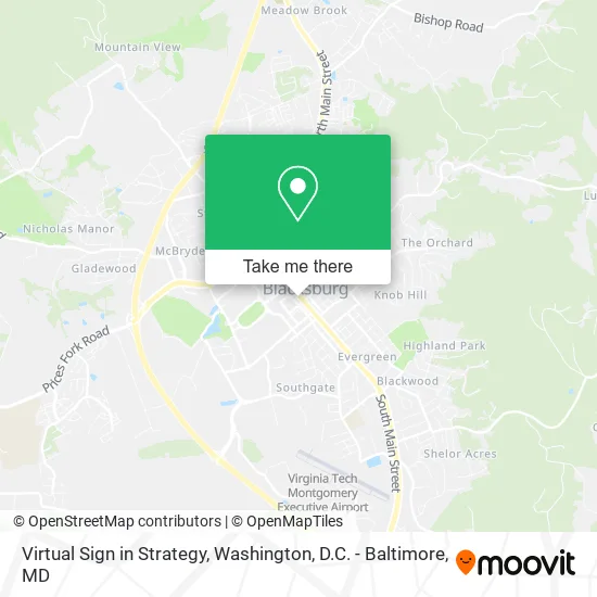 Virtual Sign in Strategy map