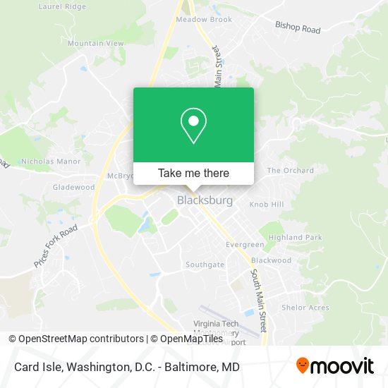 Mapa de Card Isle