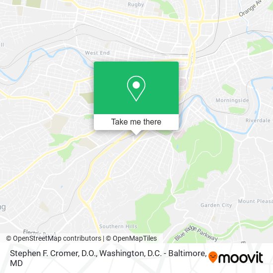 Stephen F. Cromer, D.O. map