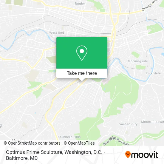 Optimus Prime Sculpture map