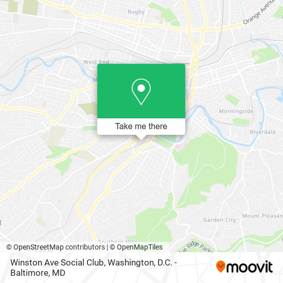 Winston Ave Social Club map