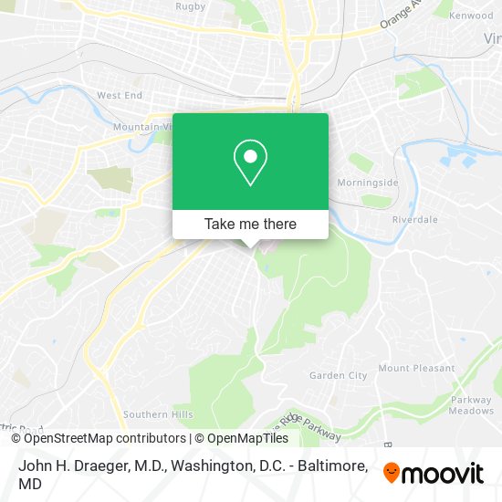 John H. Draeger, M.D. map