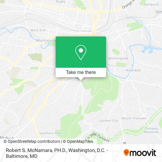 Mapa de Robert S. McNamara, PH.D.