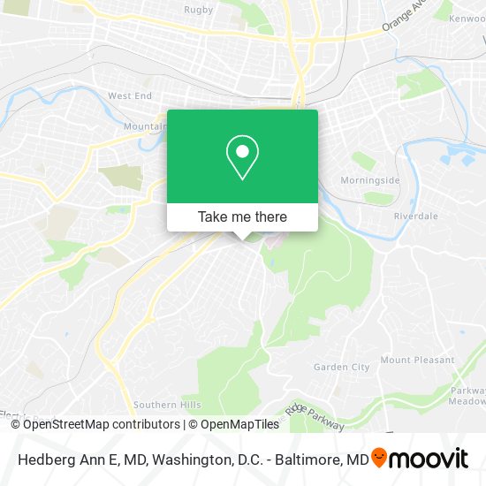 Hedberg Ann E, MD map