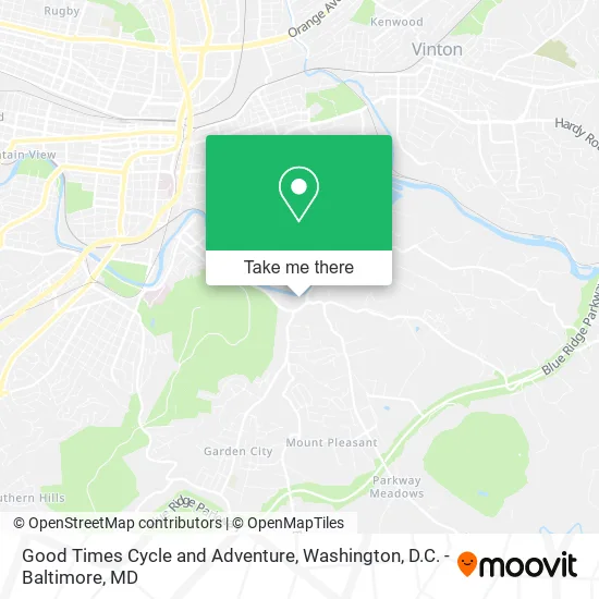 Good Times Cycle and Adventure map