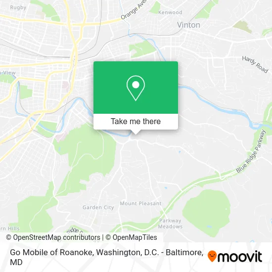 Go Mobile of Roanoke map
