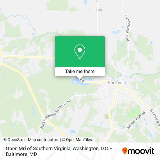 Open Mri of Southern Virginia map