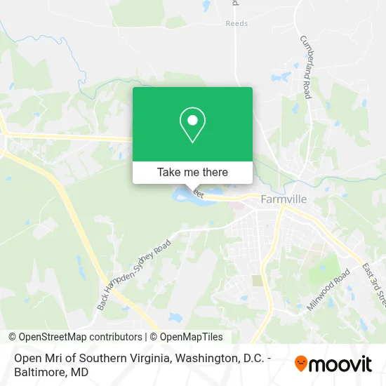 Open Mri of Southern Virginia map