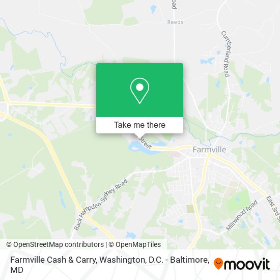 Farmville Cash & Carry map