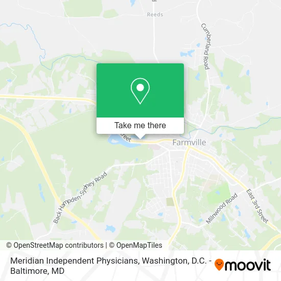 Meridian Independent Physicians map