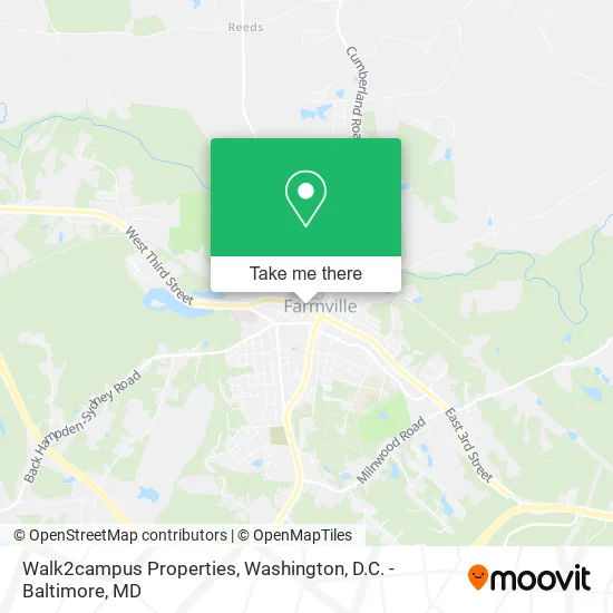 Walk2campus Properties map