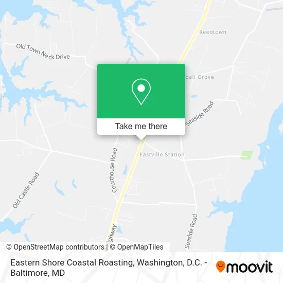 Eastern Shore Coastal Roasting map