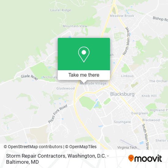 Mapa de Storm Repair Contractors