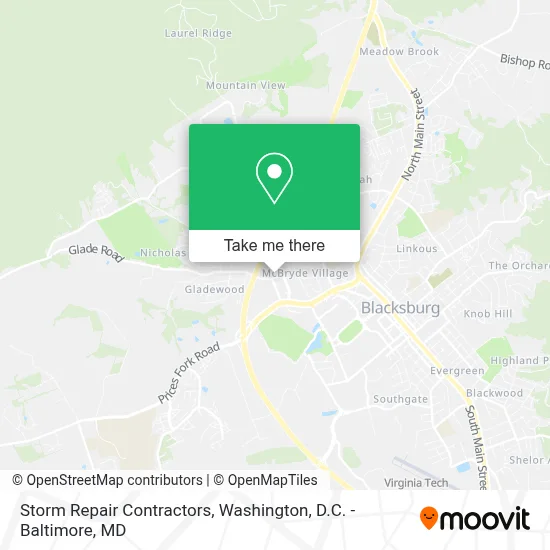 Storm Repair Contractors map