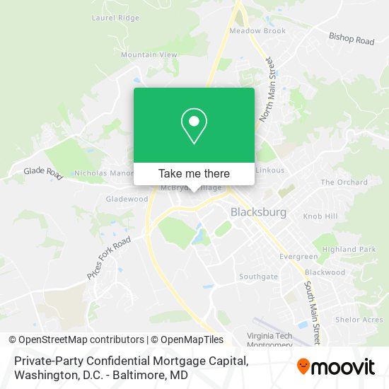 Mapa de Private-Party Confidential Mortgage Capital