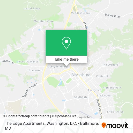 The Edge Apartments map