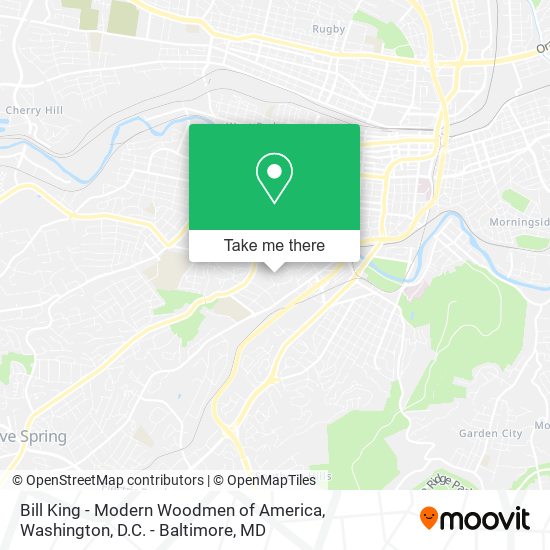 Bill King - Modern Woodmen of America map