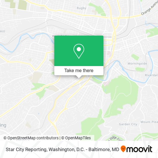 Mapa de Star City Reporting