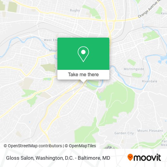 Gloss Salon map