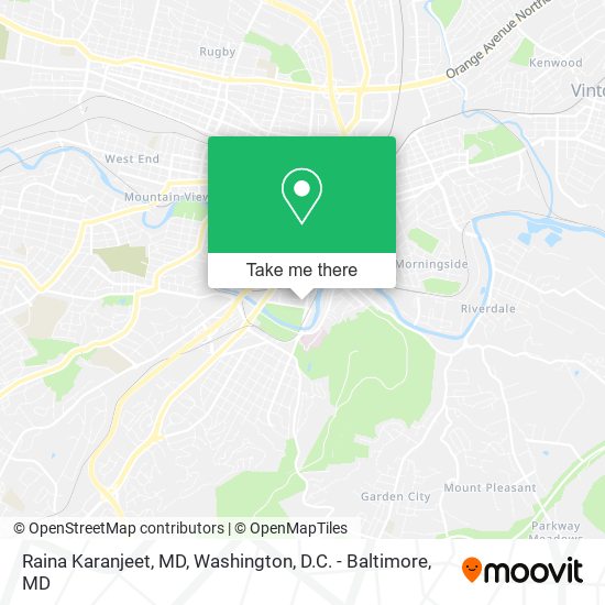 Raina Karanjeet, MD map