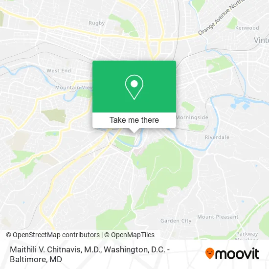 Mapa de Maithili V. Chitnavis, M.D.