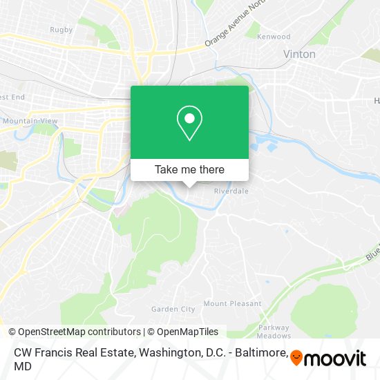 CW Francis Real Estate map