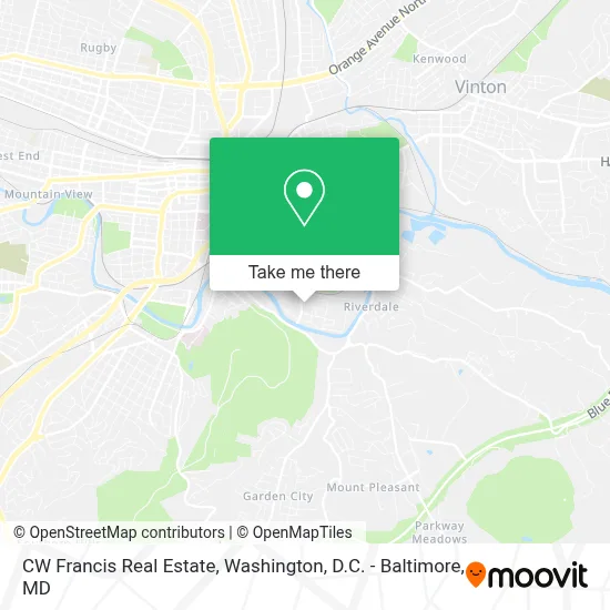 CW Francis Real Estate map