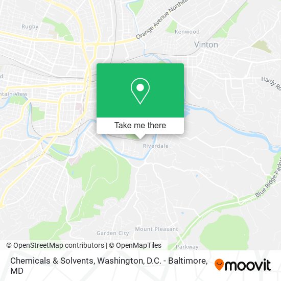 Chemicals & Solvents map