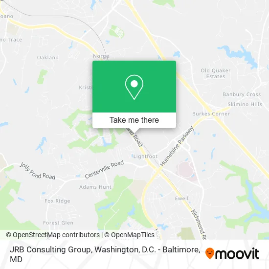 JRB Consulting Group map