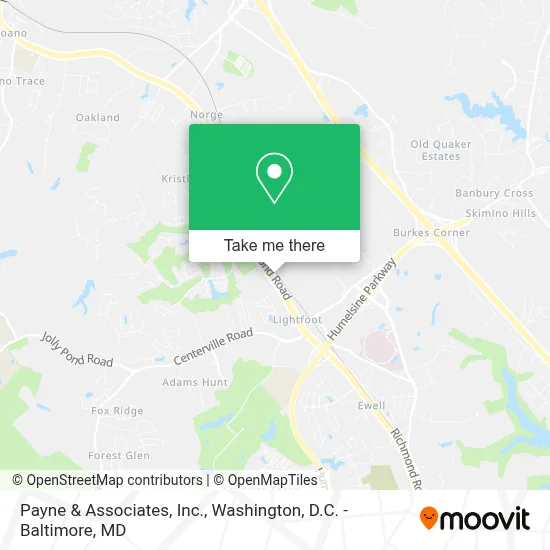 Payne & Associates, Inc. map
