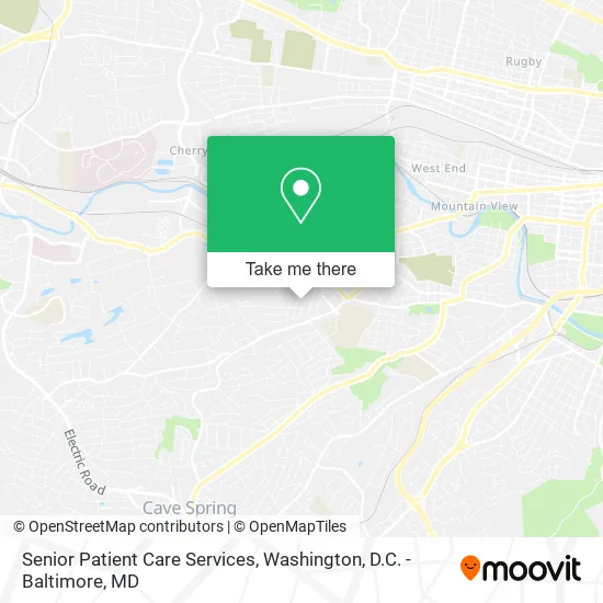 Mapa de Senior Patient Care Services