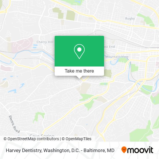 Harvey Dentistry map