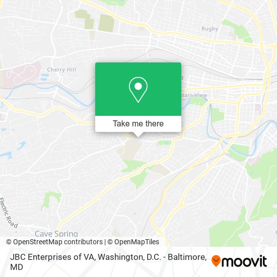 JBC Enterprises of VA map