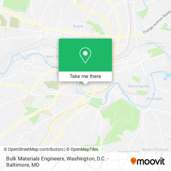 Mapa de Bulk Materials Engineers