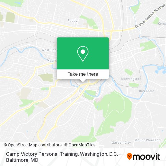 Camp Victory Personal Training map