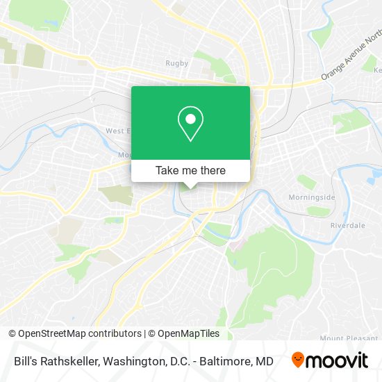 Bill's Rathskeller map