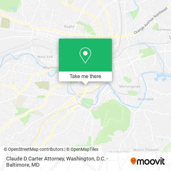 Mapa de Claude D Carter Attorney