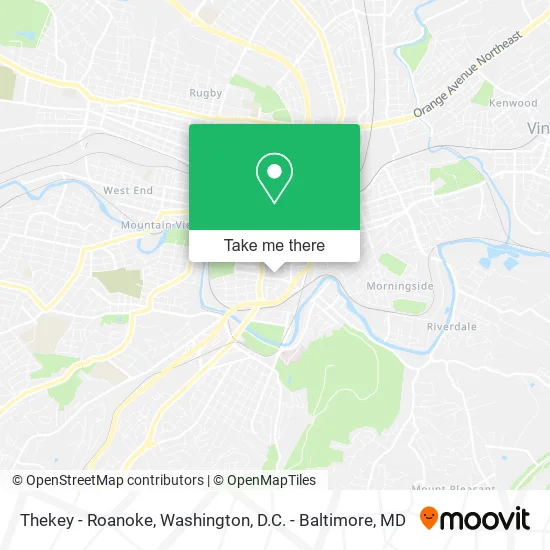 Thekey - Roanoke map